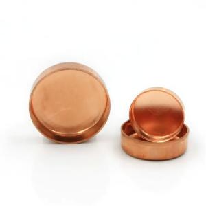 Customized Copper Pipe Cap with 150 PSI Pressure Rating and Threaded Connection