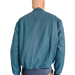 Customizable Fabric Standard Blue Uniform Jacket With 2 Pockets Winter
