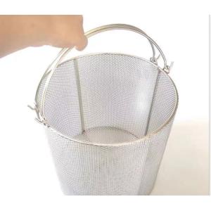 ISO Certification Ss316 Mesh Strainer Basket With Handle
