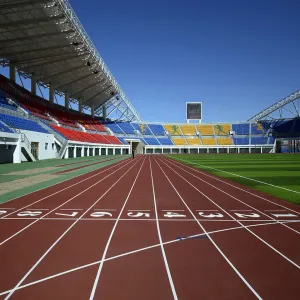 Rubber Athletic Running Track With UV Resistance For Customer Requirements