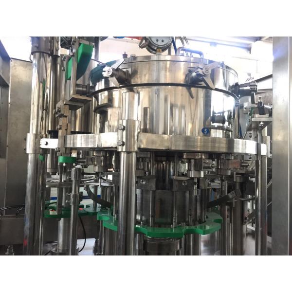 4500kg Carbonated Drink Filling Line , Small Glass Bottle Filling Machine