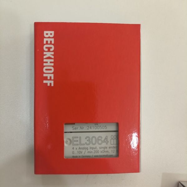 Quality EL3064 Beckhoff EtherCAT High-performance, 4-channel Analog Voltage Input Module wholesale