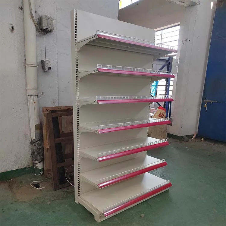 Xingye Factory Custom Size Color room shop shelves retail store shelving island supermarket shelves