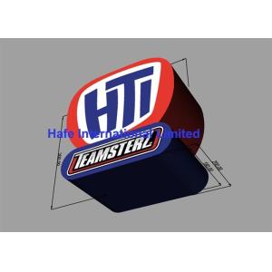 Customize 3m Led Helium Balloons Branding Logo With Blue And Red Color
