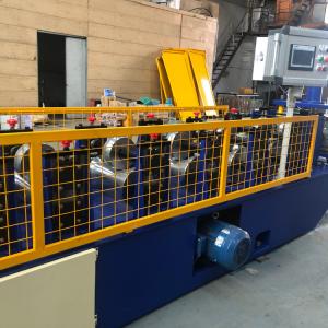 0.3-0.8 Mm Thickness Ppgi Color Steel Velley Gutter Roll Forming Machine