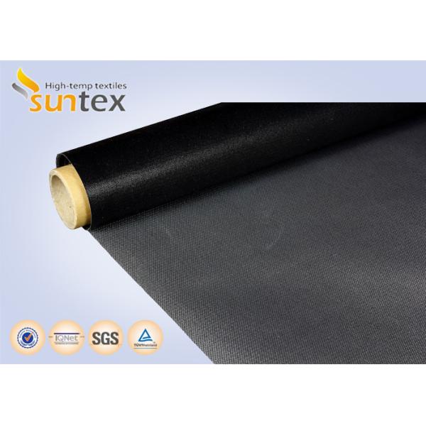 Quality Black PTFE Coated Fiberglass Fabric For Thermal Insulation System wholesale