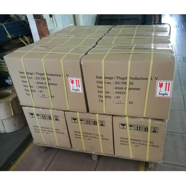 3 Side Sticker Decorated Chilled Shot Dispenser With 2 X 900ml Inner Tank