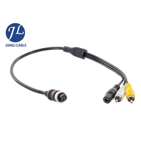 Watertight BNC Rear View Camera Cable With PVC Insulation