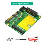 Custom USB Dual Msata SSD To Dual SATA3 Adapter New Version