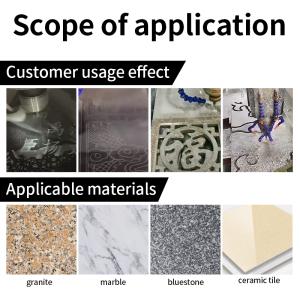 Six Arrises Stone Router Bit PCD Diamond Drill Bits For Stone Carving Tools