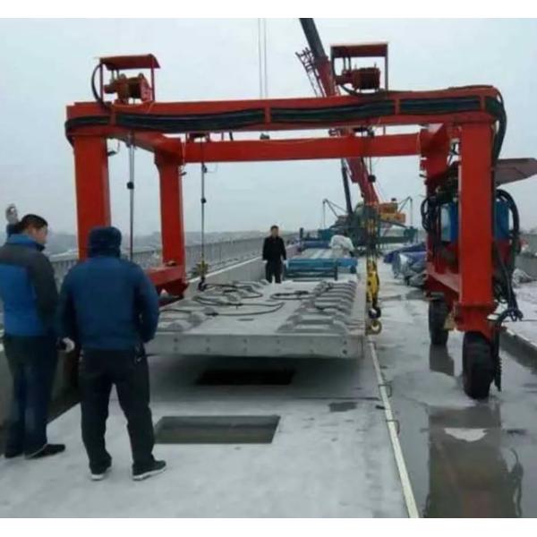 Quality Precast Concrete Rubber Tire Cranes For Construction Stitching wholesale