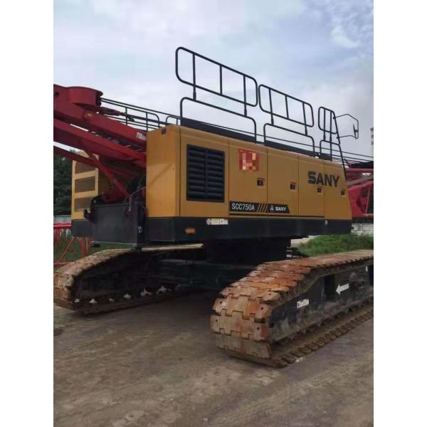 Quality 75 Tons Capacity Used Crawler Crane Sany SCC750A 2018 Model wholesale