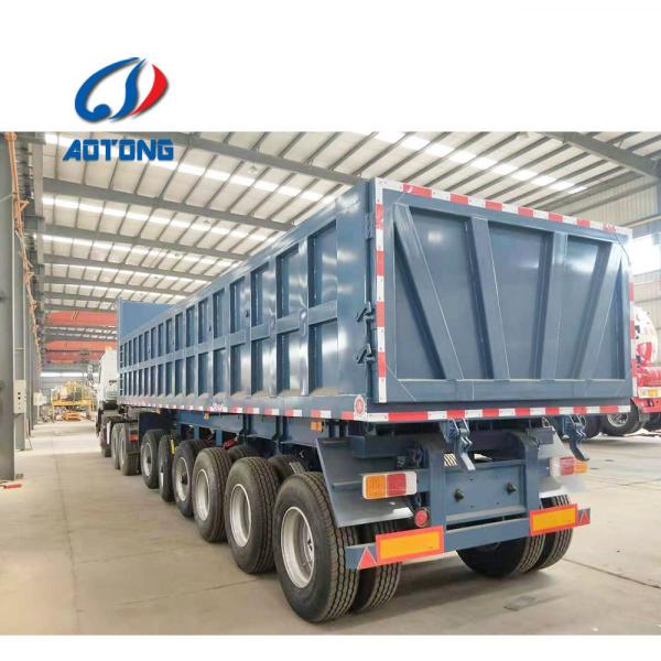 20ft 40ft 6 Axle Tipper Trailer 100 Ton Dump Truck Dumper Truck Dimensions Max