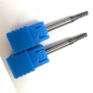 Solid Tungsten Carbide 2 Flute D3 Carbide Square End Mill For Hardened Steel