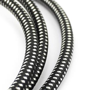 Digital Optical Audio Toslink Braid Cable OD5.0 Plated Silver Aluminum Shell For