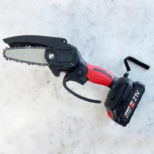 Portable Cordless Garden Woodworking Chainsaw Handheld Courtyard 4 Inch Chainsaw