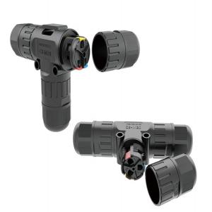 Cheap 400V Panel Mount Watertight Data Connector For Panel Thickness Max 5.5-13 Mm for sale