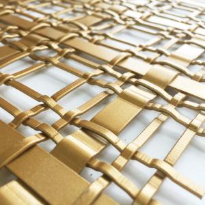 Buy cheap Customized Wire Diameter PVD Coated Woven Metal Mesh Fire Resistant from wholesalers