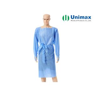 Cheap CE FDA Surgical Robe SMS Disposable Isolation Gowns With Thumb Hole for sale