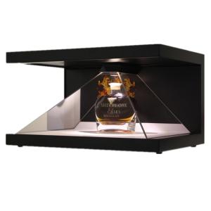 3D Hologram Showcase Holographic Pyramid 22inch Box Full HD Resolution