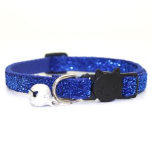 Safety Buckle Cat Pet Training Collars Soft Velvet With Bell