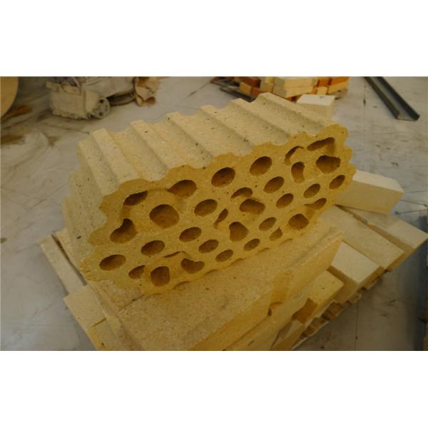 High Alumina Silicate Refractory Fire Checker Bricks / Tiles For Hot Blast