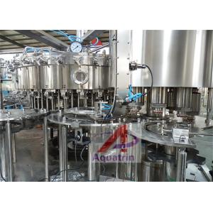 Plastic Bottle 1.8KW Carbonated Drink Filling Machine Electric Driven