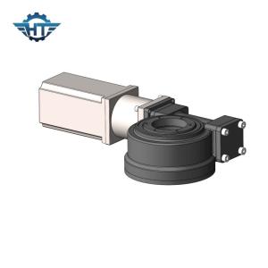 China Worm Geared Enclosed Small Slew Drive With Quenched Tooth For Construction Machinery on sale