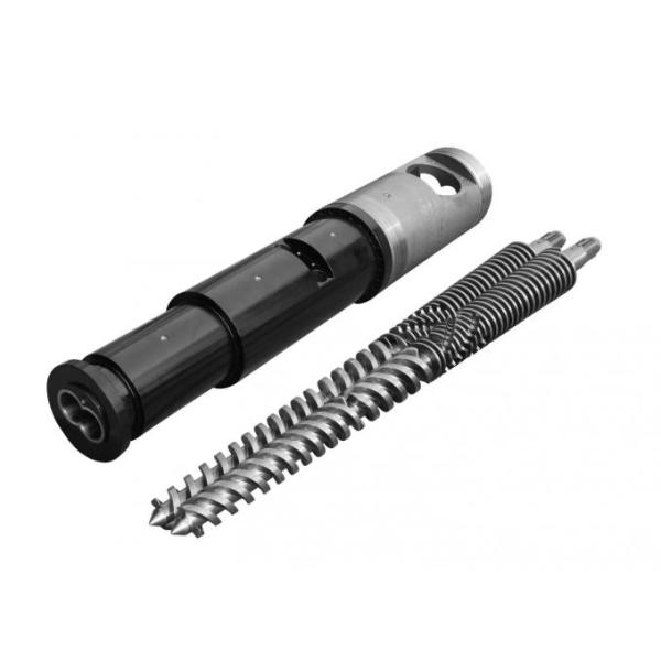 Computer Control PVC Pipe Extrusion Line , Twin Screw Pvc Tube Making Machine 0