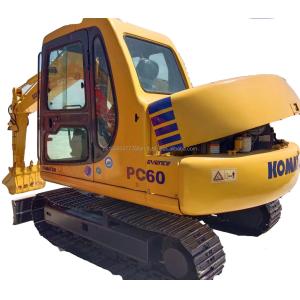 Komatsu PC60 Used Excavator Crawler 6000 KG Machine Weight Original Hydraulic