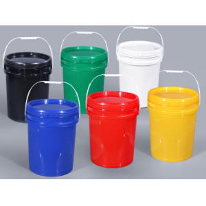 Cheap Stackable And Space Saving 5 Gallon Plastic Buckets With Handle for sale