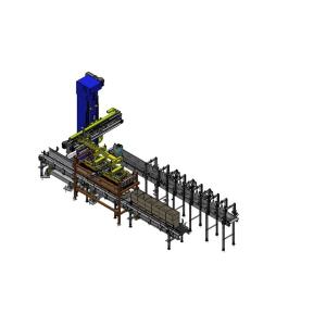 Single Column Pouch Case Packing Machine Packer 100NL/Min 20KW