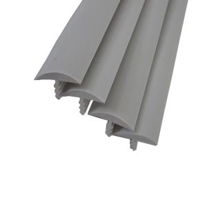 PVC T Shaped Curved Table Edge Wrapping Strip With Hardness 40-90 Shore Custom Color