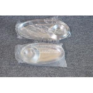 Japanese style oval food plate with sauce dish reusable eco-friendly food plate