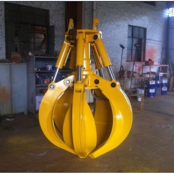 Quality 360 Degree Hydraulic Rotating Grab For Loading And Clear Up Stone / Scrap Steel wholesale