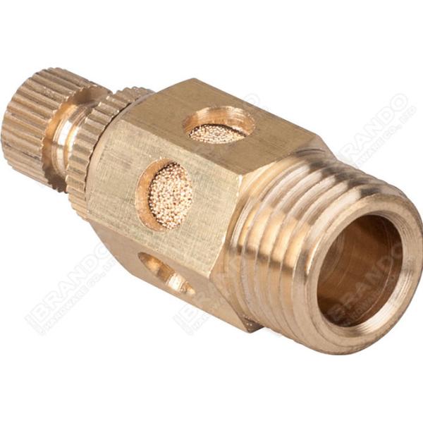 Adjustable Pneumatic Throttle Valve With Silencer Sintered Bronze 2