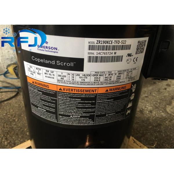 Quality R404A Commercial Refrigerator Compressor Zr190kc-Tfd-522 60Hz 9 Phase 15HP wholesale