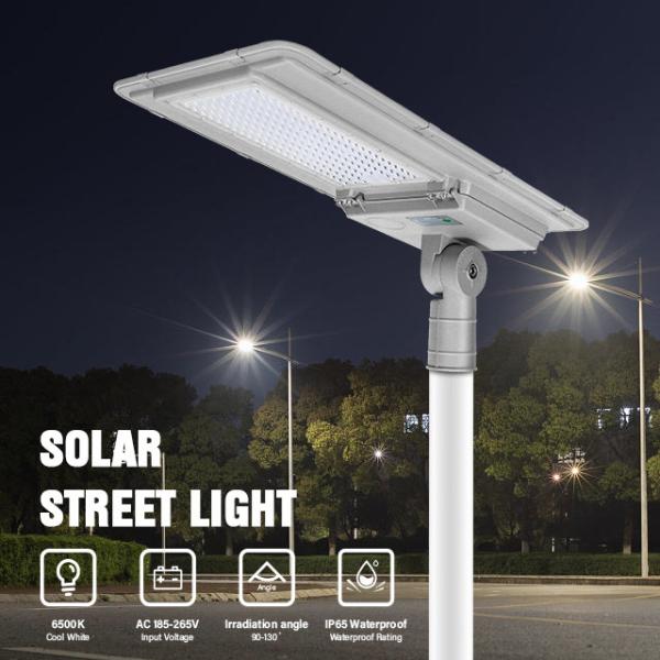 High Lumen All In One Solar LED Street Light IP65 100watt For Garden Parking Lot