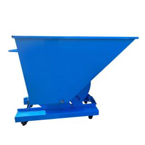 Storage Bucket Self Dumping Steel Hopper W / Manual Release 2000 LB