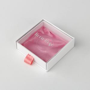 Customized False Eyelashes Packaging Box Cardboard Drawer Box With Clear Lid