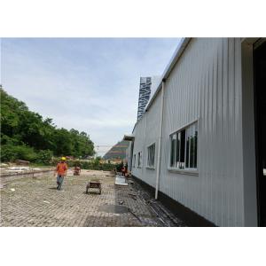 Color Steel Sheet Wall Panel Light Steel Structure Building With Rolling Door