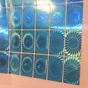 0.075mm Polyester Single Sided Holographic Security Labels