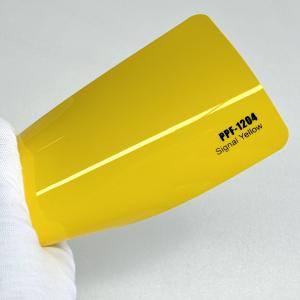 Signal Yellow Matte Paint Protection Film Wraps Keep Your Car Spotless