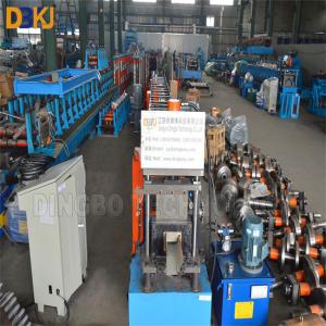 7.5Kw Roof Panel Roll Forming Machine Gutter Roll Forming Machine 16 Roller