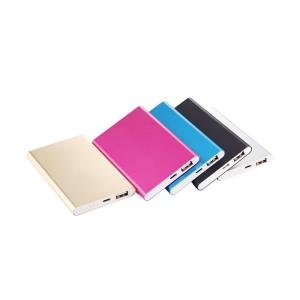 Thin-meter Power Bank Show Life Brand Gift Customization Factory Leather