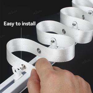 Ceiling Mounted Wave Ripple S Fold Curtain Tape With Hooks