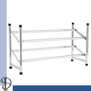 Expandable shoe rack / Chroming metal shoe stand / Shoes Display Rack / Home