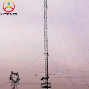 High Quality Steel Pipe Telecommunication Guyed Tower with Antenna Bracket