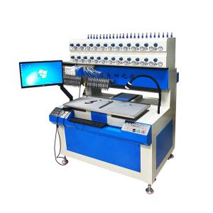Blue White Full Automatic Liquid PVC Dripping Machine with PC Programmable