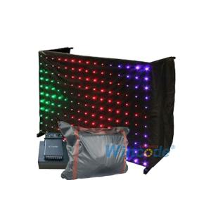 P10 Flexible LED Curtain Flash Effects 4m X 6m With Fireproof Fabric Material